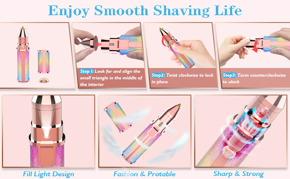 Painless 2-in-1 Professional Eyebrow trimmer