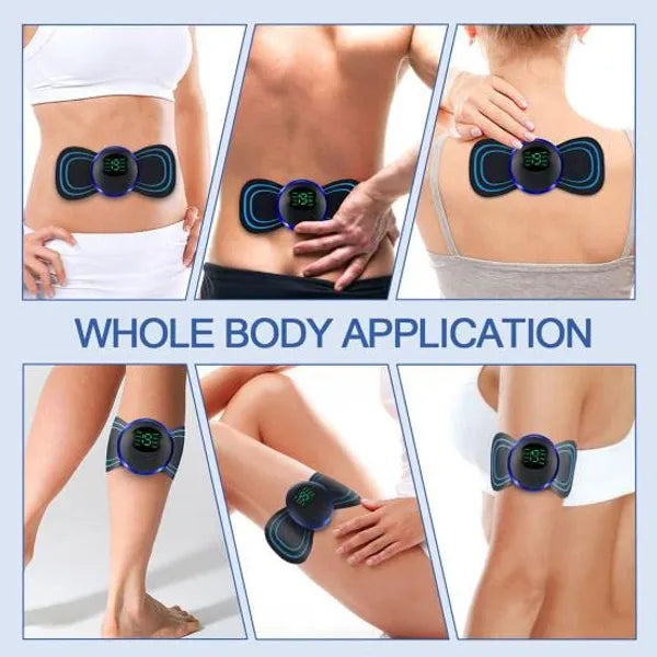 Advanced Butterfly Shape EMS Massager Portable (Pack of 2 Pads) Dhaka Dash