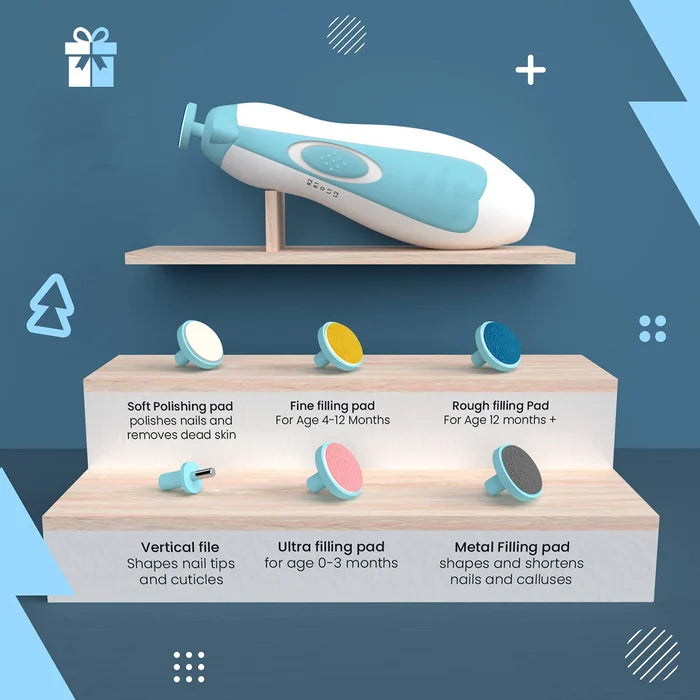 Portable LED Baby Nail Trimmer - Gentle & Safe Grooming Dhaka Dash