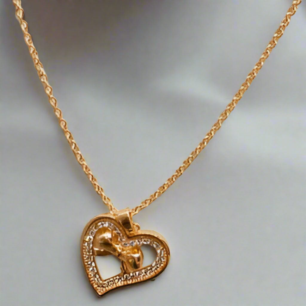 (⏰ Valentine Special: Limited Stock)🌹 Eternal Love Rose Lifting Gift Box + Beautiful Heart Necklace