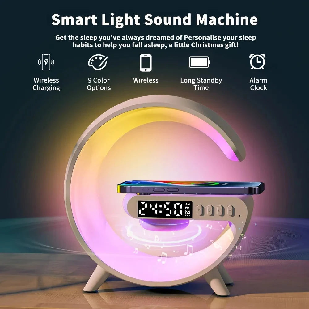 Smart Multifunctional G-Shaped 5-in-1 Clock