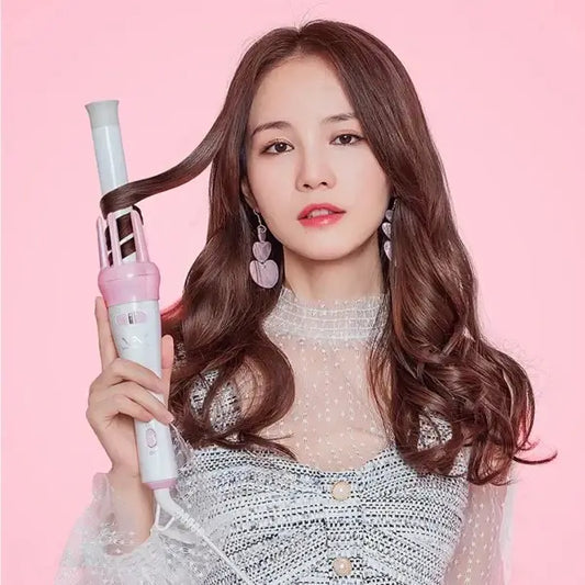 স্বয়ংক্রিয় 360° ঘূর্ণায়মান সিরামিক হেয়ার কার্লার ওয়ান্ড