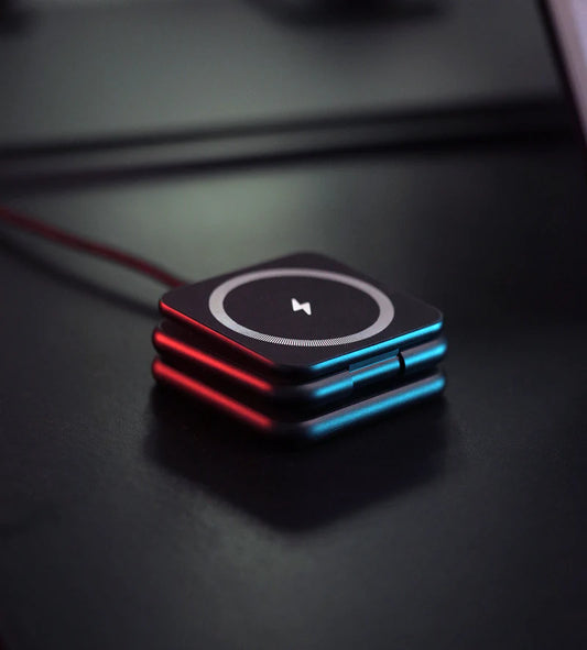 3 in 1 Foldable Magnetic Portable Wireless Charger