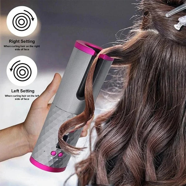 QuickCurl: Wireless Automatic Portable Hair Curler