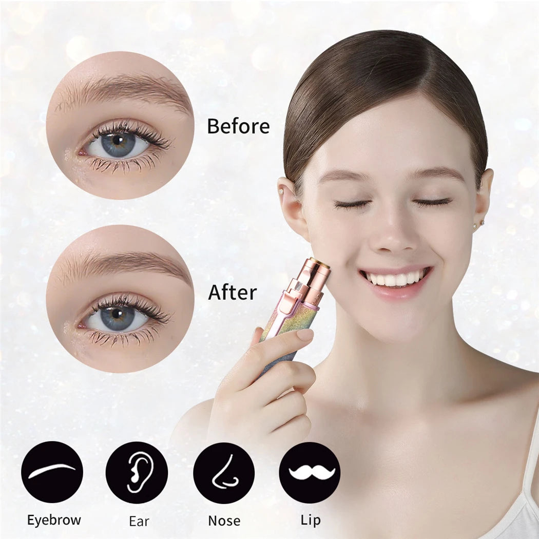 Painless 2-in-1 Professional Eyebrow trimmer
