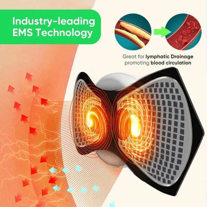 Advanced Butterfly Shape EMS Massager Portable (Pack of 2 Pads) Dhaka Dash