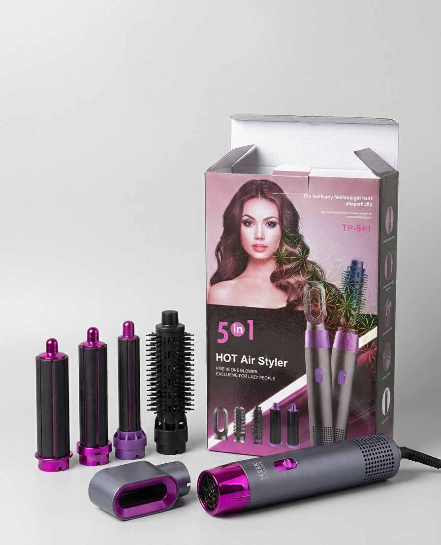 The Ultimate 5-in-1 Hair Styling Set