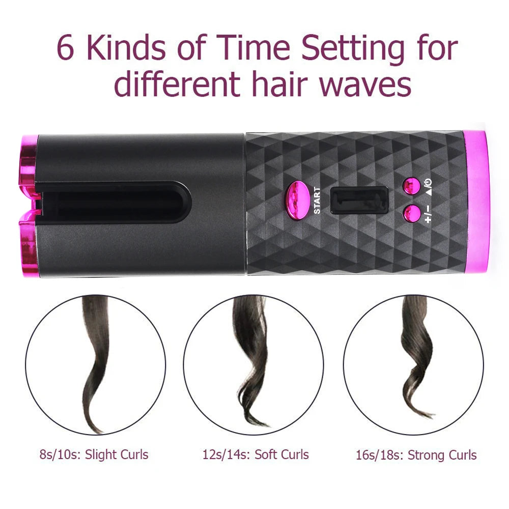 QuickCurl: Wireless Automatic Portable Hair Curler