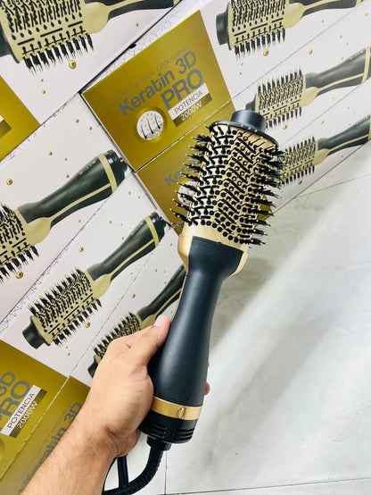 Keratin Pro Hair Volumizer- 4 in 1 Hot Air Brush