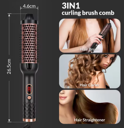 3-in-1 Ionic Ceramic Thermal Brush Pro